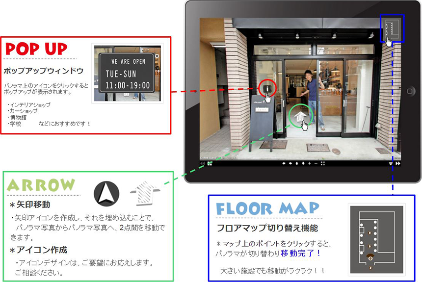 充実のオプション機能